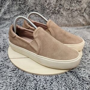 UGG Jass Pink Suede Sneaker Loafers Women's Size 8.5